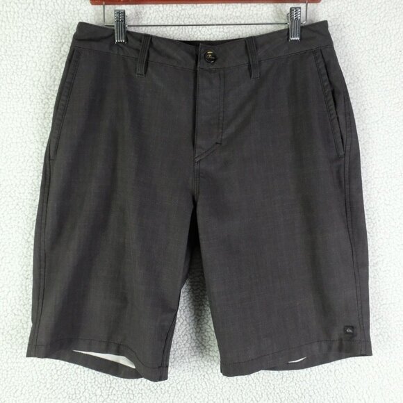 Quiksilver Amphibians Shorts Mens 30 Gray Swim Beach Summer Hybrid - Picture 1 of 12